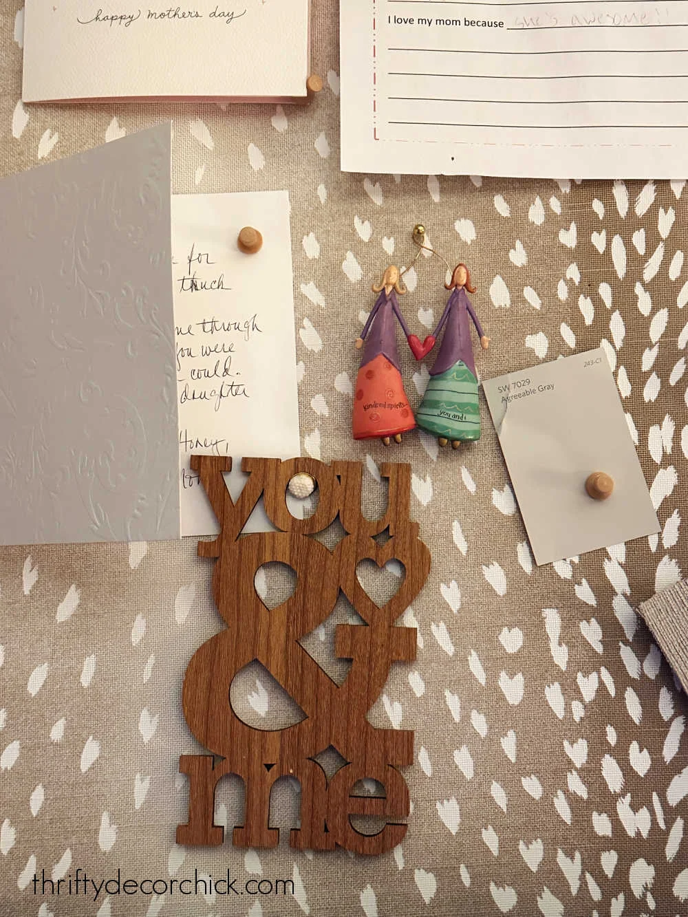 antelope fabric bulletin board